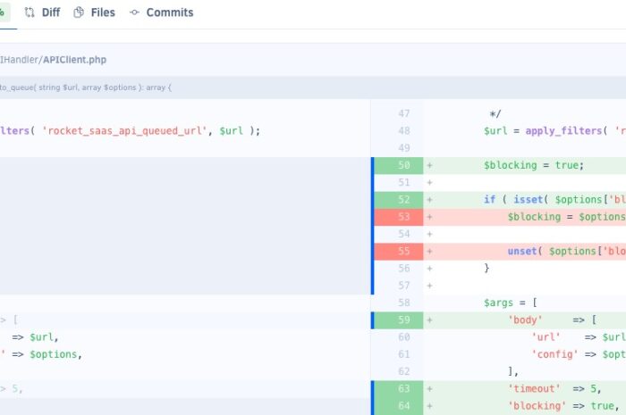 Codacy code diff coverage visual report